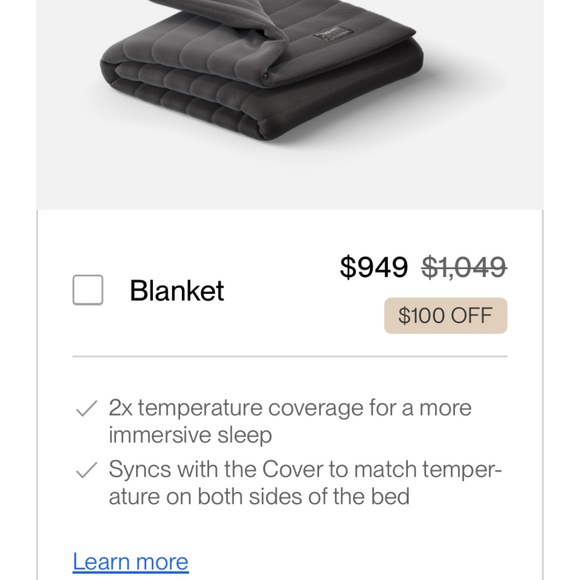 Sleep 8 hub 5 king blanket 2 air pillows and 2 covers - Picture 12 of 12